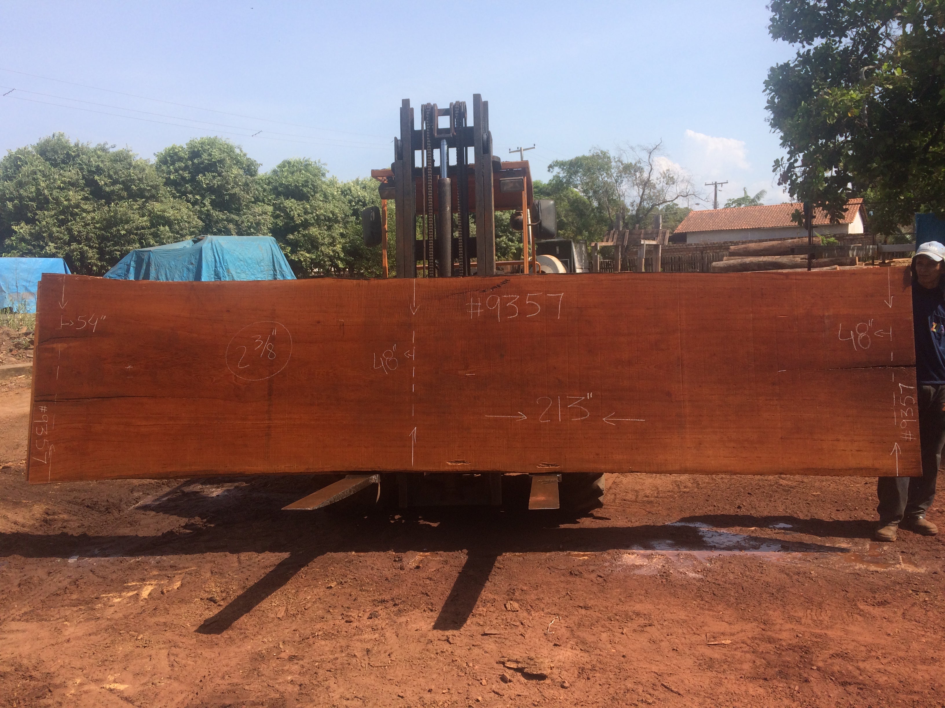 Angelim Pedra #9357 - 2-3/8" x 48" to 54" x 213" FREE SHIPPING within the Contiguous US.