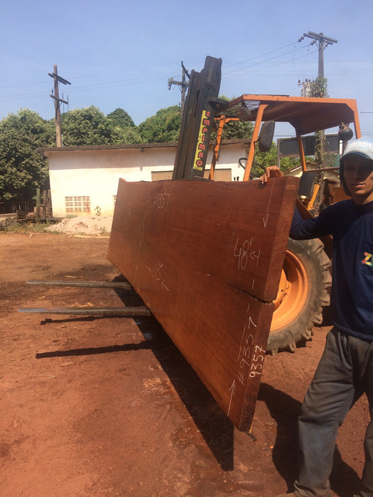 Angelim Pedra #9357 - 2-3/8" x 48" to 54" x 213" FREE SHIPPING within the Contiguous US. freeshipping - Big Wood Slabs