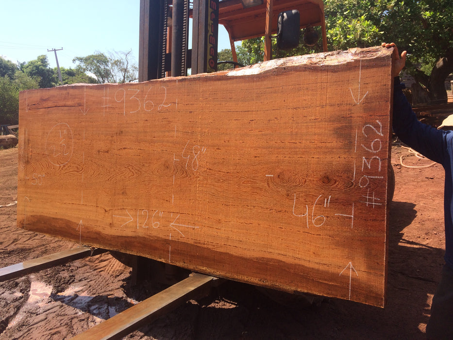 Angelim Pedra # 9362 - 2-1/2" x 46" to 50" x 126" FREE SHIPPING within the Contiguous US. freeshipping - Big Wood Slabs