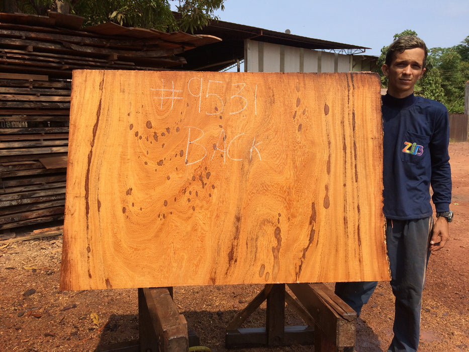 Angelim Pedra # 9531 - 2-1/4" x 53" to 57" x 36" FREE SHIPPING within the Contiguous US. freeshipping - Big Wood Slabs