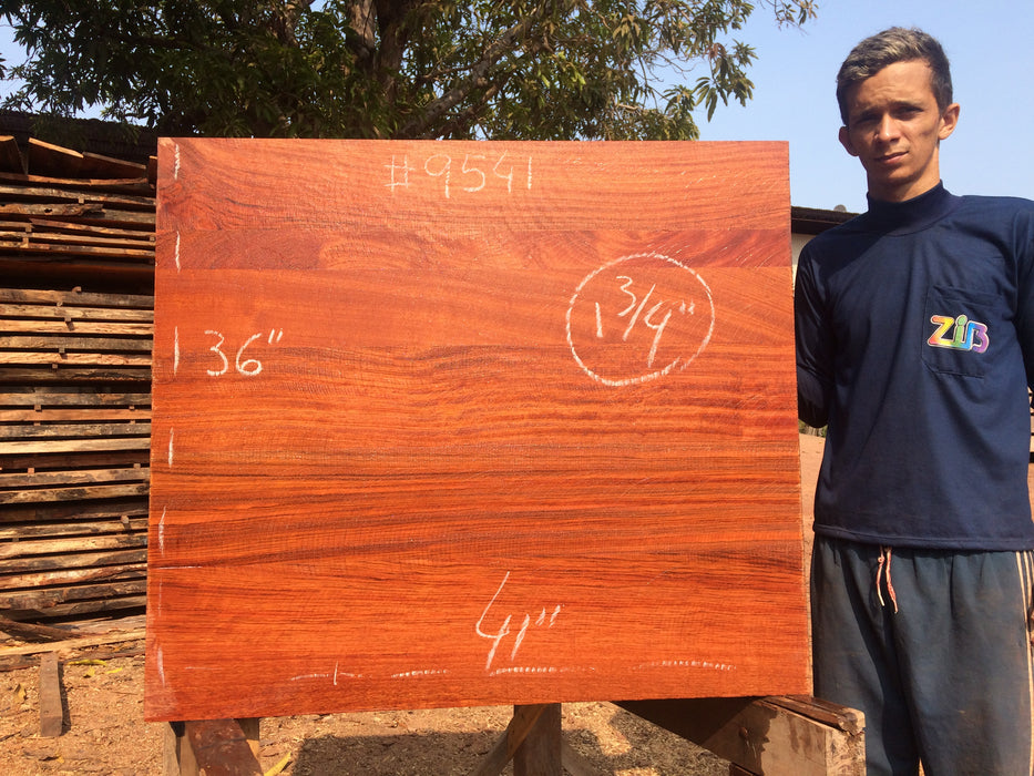 Jatoba / Brazilian Cherry # 9541 – 1-3/4 x 36" x 41″ FREE SHIPPING within the Contiguous US. freeshipping - Big Wood Slabs