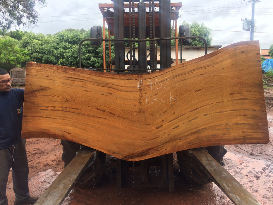Angelim Pedra # 9582 - 2-1/4" x 31" to 42" x 102" FREE SHIPPING within the Contiguous US. freeshipping - Big Wood Slabs