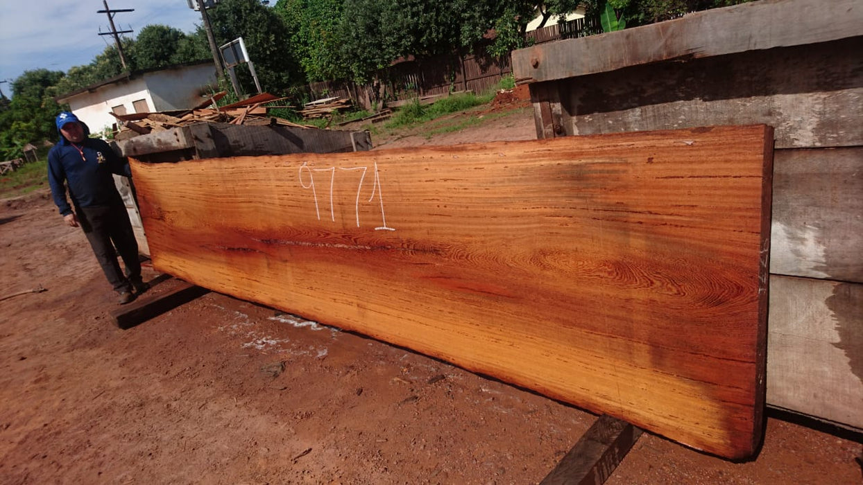 Angelim Pedra # 9771 - 2-1/5" x 36" to 37" x 192" FREE SHIPPING within the Contiguous US. freeshipping - Big Wood Slabs