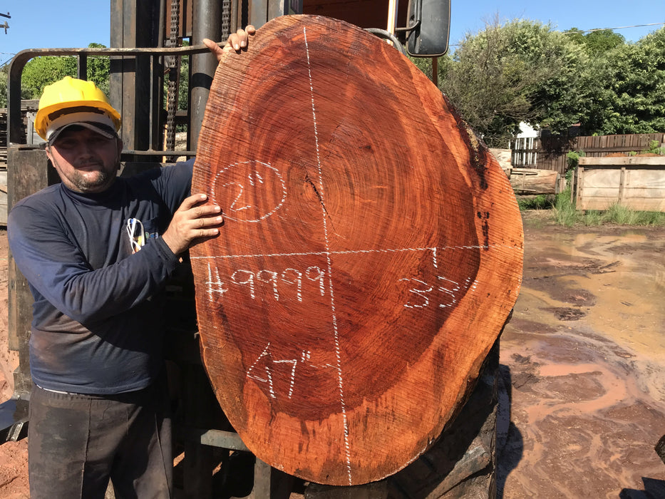 Jatoba / Brazilian #9999 –2″ x  33″ x  47" FREE SHIPPING within the Contiguous US. freeshipping - Big Wood Slabs
