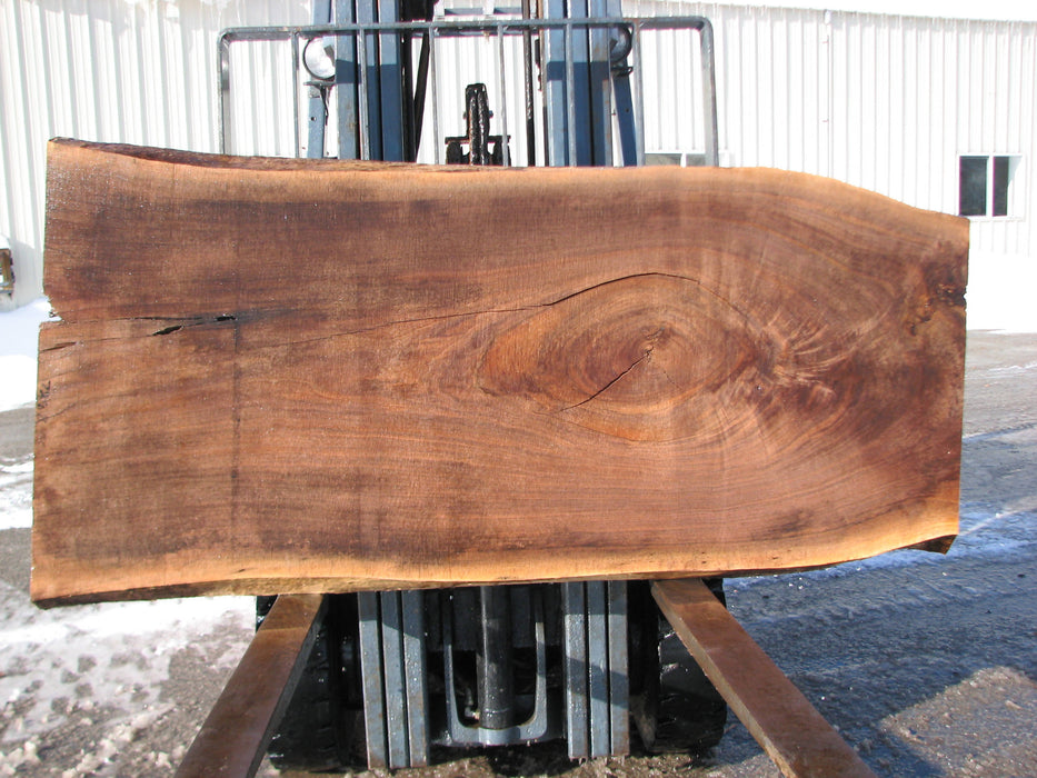 Walnut, American #7288(OC) 2-1/2" x 27" x 28" x 77"- FREE SHIPPING within the Contiguous US. freeshipping - Big Wood Slabs