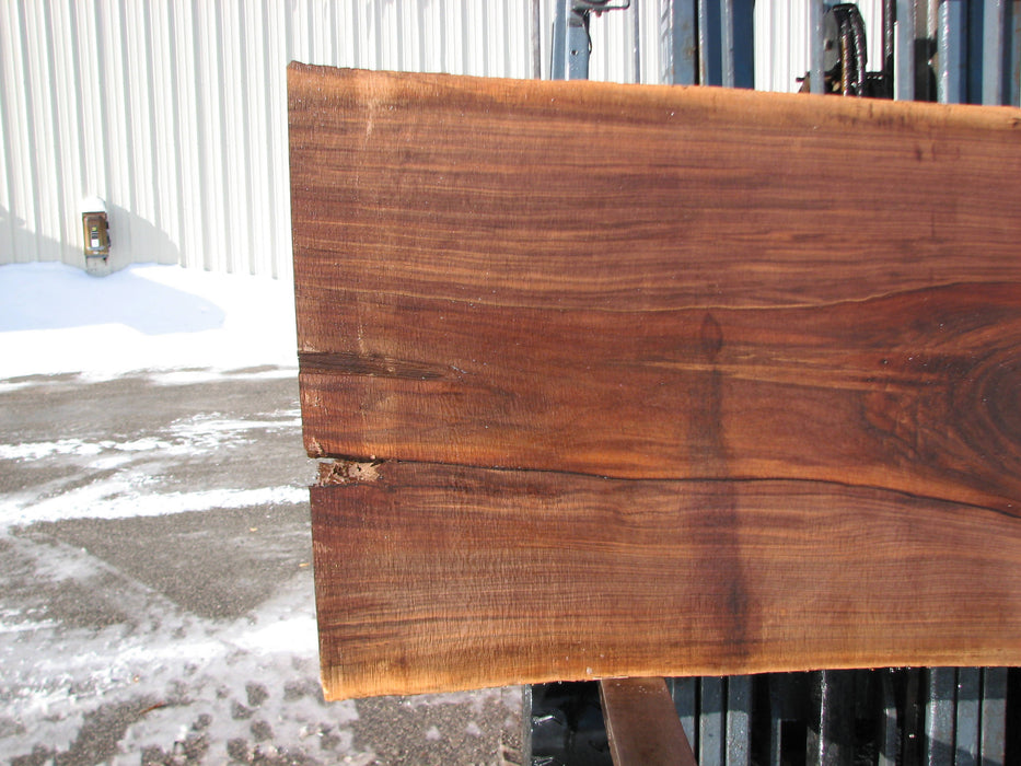 Walnut, American #7288(OC) 2-1/2" x 27" x 28" x 77"- FREE SHIPPING within the Contiguous US. freeshipping - Big Wood Slabs