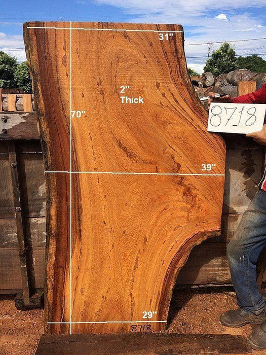 Angelim Pedra #8718 - 2" x 29" to 39" x 70" FREE SHIPPING within the Contiguous US. freeshipping - Big Wood Slabs