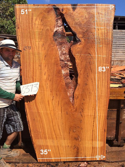 Angelim Pedra #6373- 2-1/2" x 35" to 51" x 83" FREE SHIPPING within the Contiguous US. freeshipping - Big Wood Slabs