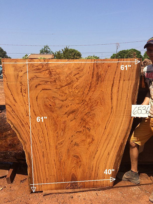 Angelim Pedra #6536 - 2-3/4" x 40" to 61" x 61" FREE SHIPPING within the Contiguous US. freeshipping - Big Wood Slabs