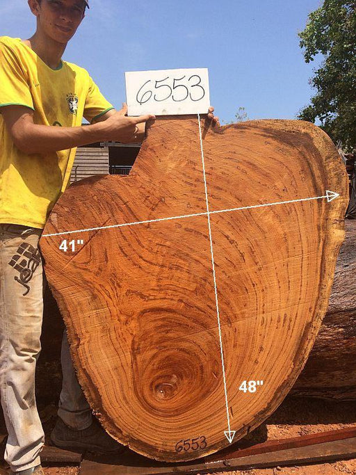 Angelim Pedra #6553- 2-1/4" x 41" x 48" FREE SHIPPING within the Contiguous US. freeshipping - Big Wood Slabs