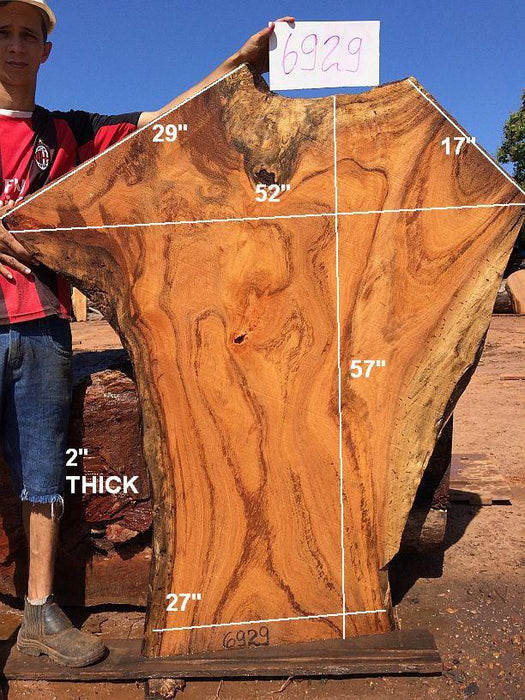 Angelim Pedra #6929 - 2" x 27" to 52" x 57" FREE SHIPPING within the Contiguous US. freeshipping - Big Wood Slabs