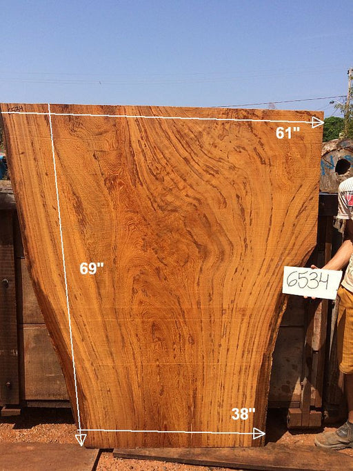 Angelim Pedra #6534- 2-1/2" x 38" to 61" x 69" FREE SHIPPING within the Contiguous US. freeshipping - Big Wood Slabs