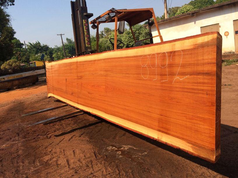 Jatoba / Brazilian Cherry #8992 – 2-5/8″ x 36″ to 54″ x 286″ FREE SHIPPING within the Contiguous US. freeshipping - Big Wood Slabs