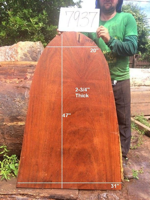 Angelim Pedra #7937- 2-3/4" x 31" x 47" FREE SHIPPING within the Contiguous US. freeshipping - Big Wood Slabs