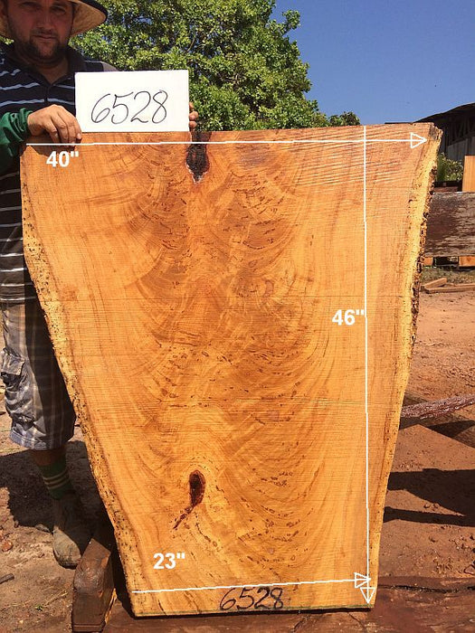 Angelim Pedra #6528 - 2-1/2" x 23" to 40" x 46" FREE SHIPPING within the Contiguous US. freeshipping - Big Wood Slabs