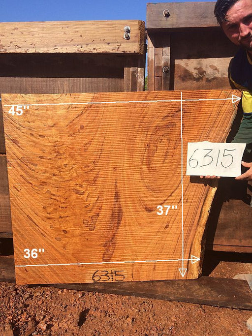 Angelim Pedra #6315- 2-1/2" x 36" to 45" x 37" FREE SHIPPING within the Contiguous US. freeshipping - Big Wood Slabs