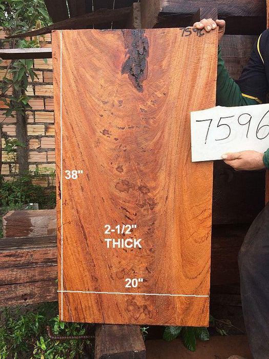 Angelim Pedra #7596 - 2-1/2" x 20" x 38" FREE SHIPPING within the Contiguous US. freeshipping - Big Wood Slabs