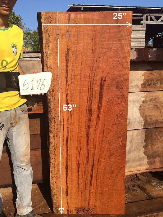 Angelim Pedra #6176 - 2-1/2" x 24" to 25" x 63" FREE SHIPPING within the Contiguous US. freeshipping - Big Wood Slabs